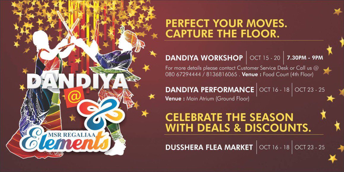 Dandiya Workshop and Dusshera Flea Market @ Elements Mall