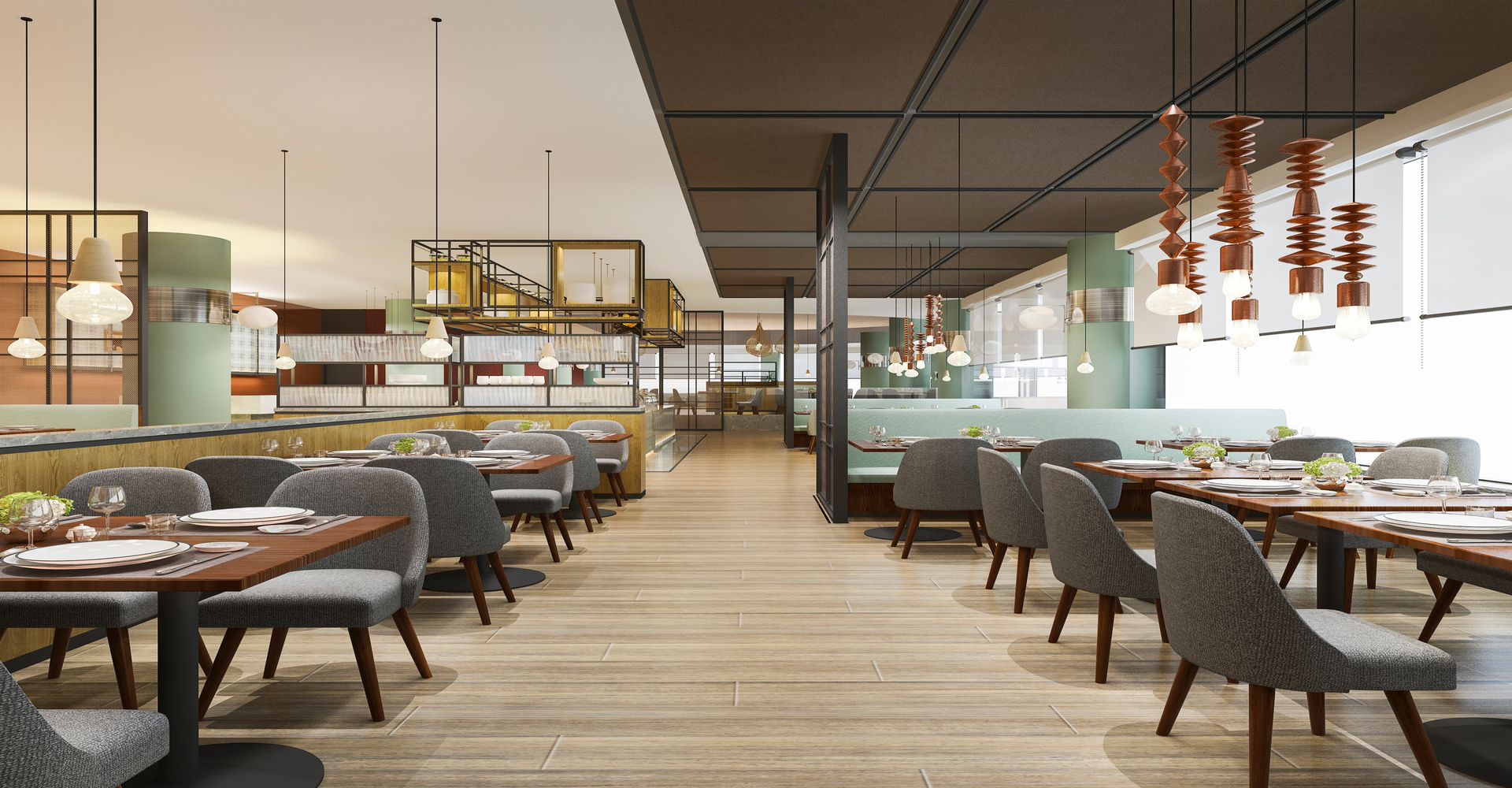 3d-rendering-loft-luxury-hotel-reception-vintage-cafe-lounge-restaurant