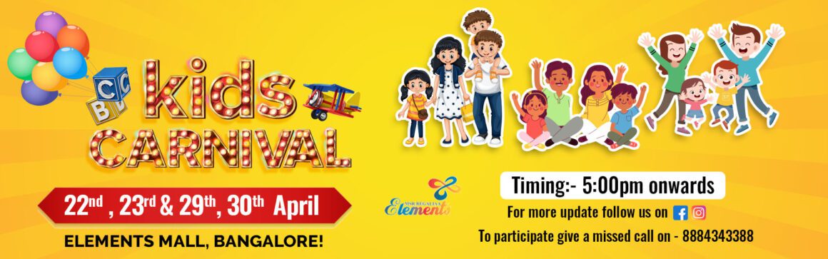 Kids Carnival 22,23,29,30 April 2023
